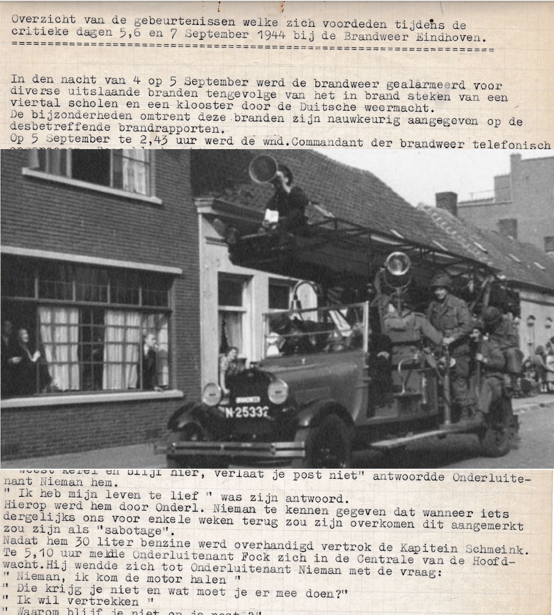 brandweer eindhoven september 1944